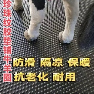 Pearl Pattern Polka Dot Rubber Anti-Slip Mat Thickeneded Wear-Resistant Cowshed Stable Livestock Farm Cattle, Sheep and Piglets Insulation Mat