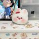 Cartoon Girl's Heart Hair Squeaking Little Rabbit Bag Keychain Doll Cute Rabbit Plush Pendant