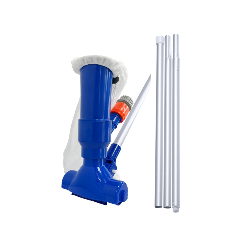Factory direct supply jet vacuum kit with 60 "/150cm aluminum rod 3 rod pool cleaning tool