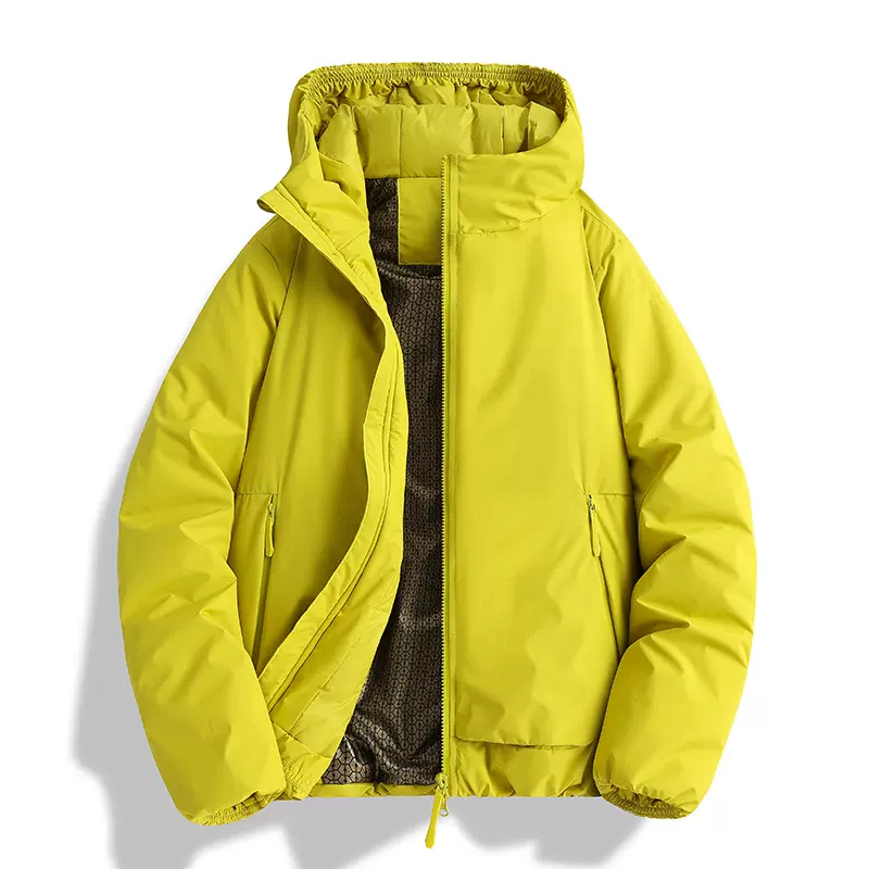 新款棉衣男女款冬季加厚保暖连帽夹克抗寒防水高级感蓬松棉服外套