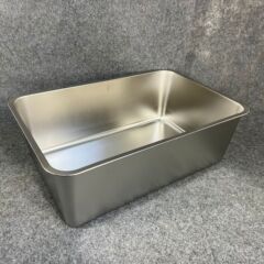 クロスボーダーステンレス角盆長方形盆深み盆ステンレス猫砂盆蓋付き角盆ペット用品猫トイレ