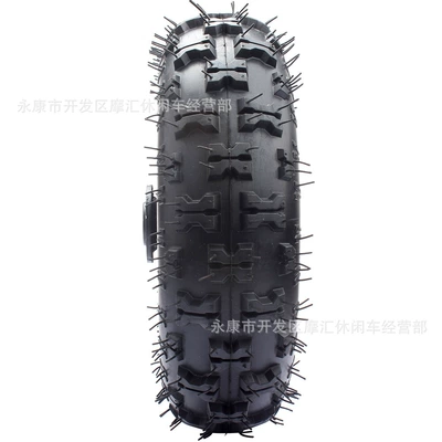 Mini Motorcycle Atv Four-Wheel Children's Beach Vehicle Accessories 4.10-6 Inner and Outer Tire with Wheel Hub (Motorcycle Walking System Parts)