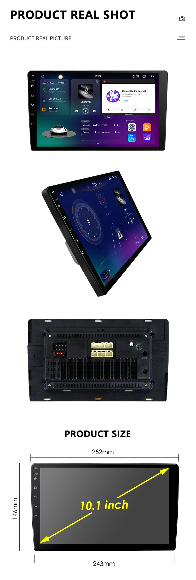 Wholesale factory direct sales fangyitong UIS7870 Android 12+512g car 2K Universal central control navigation