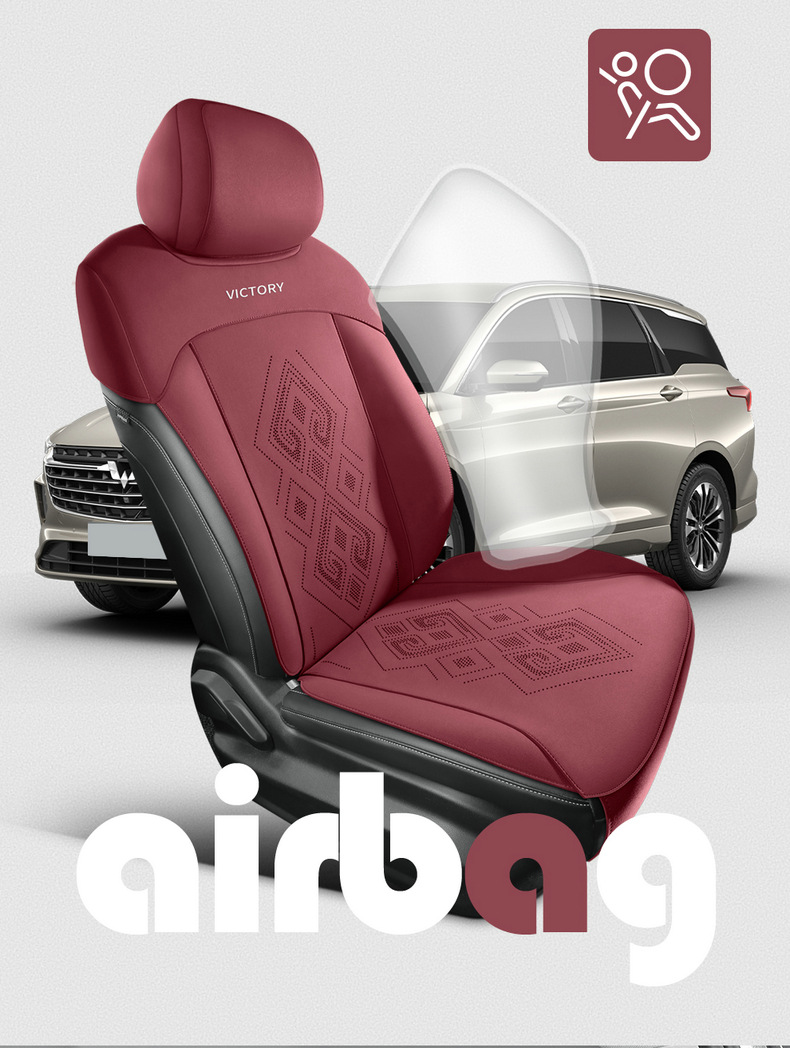 Wuling Kaijie six-seat special car seat cover six-seat half-pack suede four seasons universal fashion ventilated seat cover