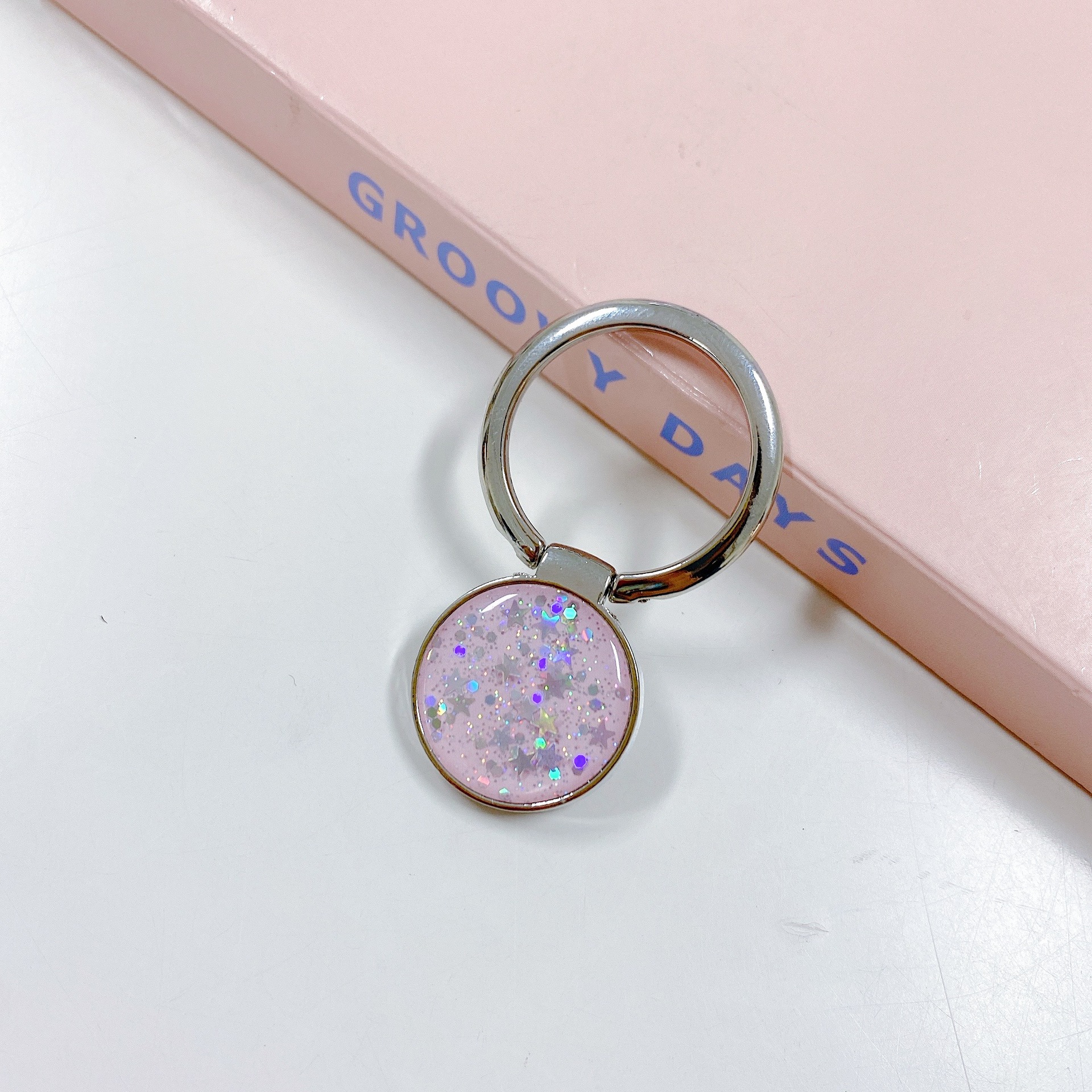 12g Weight Phone Ring Grips Classification Metal Material Round Pattern Basic, Simple Style Style Round Metal Basic Simple Style Phone Ring Grips 16