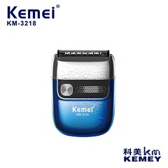 KEMEI新型KM-3218小型携帯式電気シェーバー全身防水フローティング磁気吸刀ヘッドスクレーパー