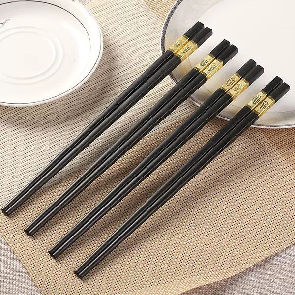 Manufacturer Wholesale Alloy Chopsticks, Non-Slip and Mold-Resistant Alloy Chopsticks for Hotel and Home Use, Sterilized Chopsticks for Home Use