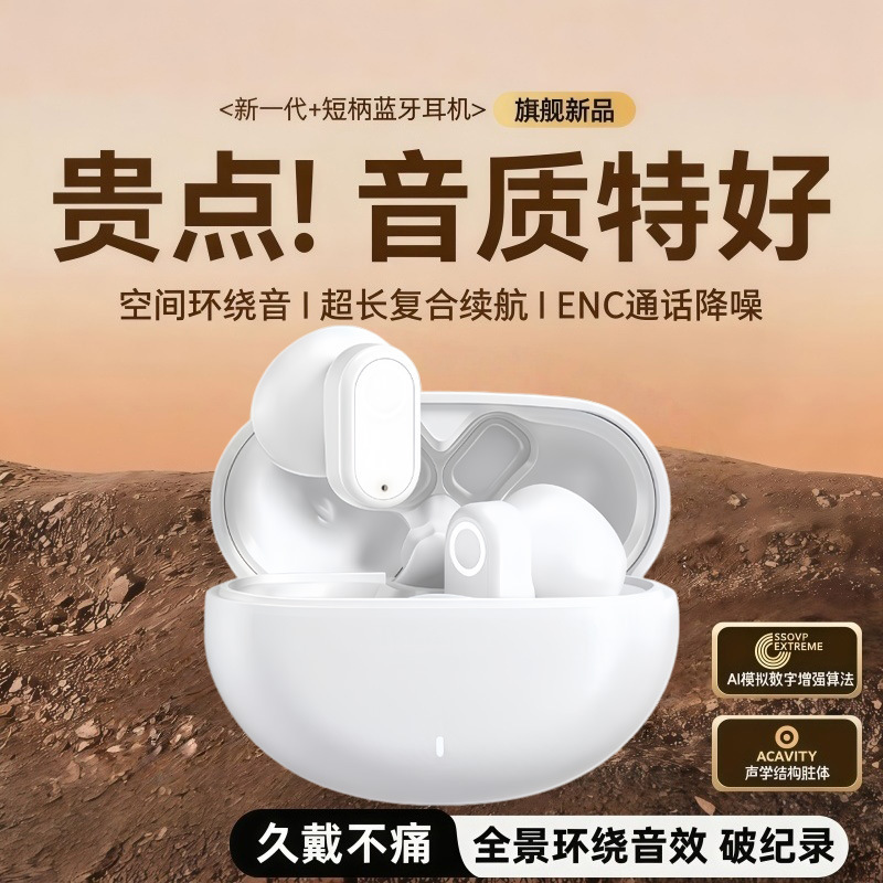 【Sound of Heaven】New high-quality in-ear Bluetooth earphones, wireless noise-cancelling, long battery life, suitable for sports, GT610