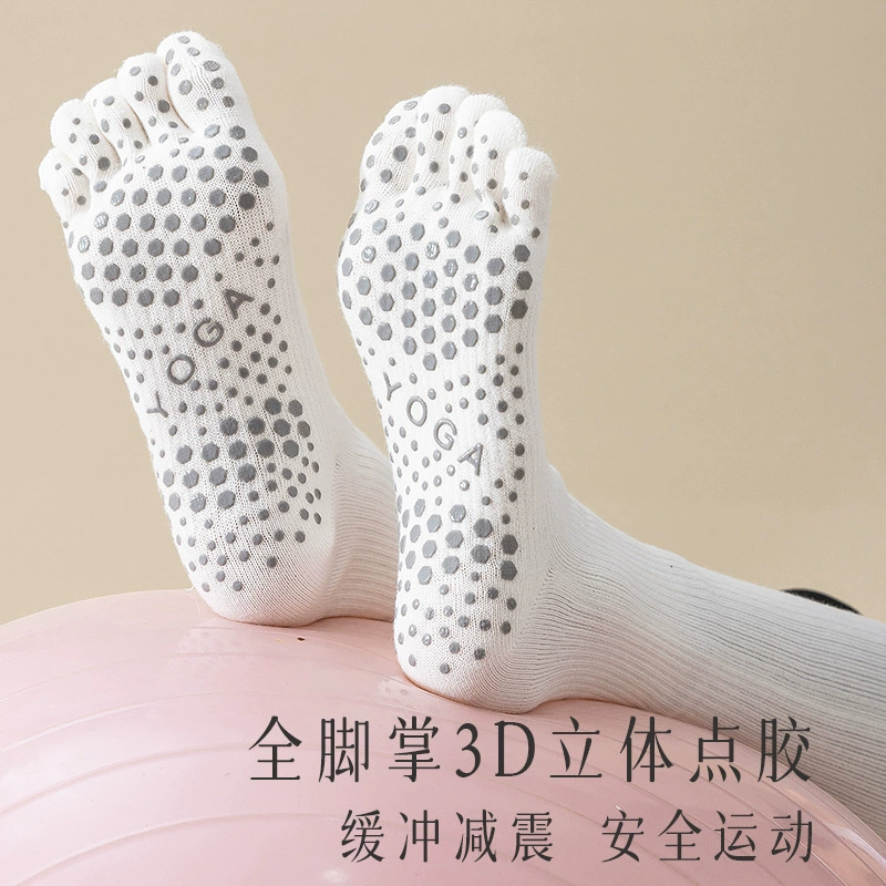 Non-slip autumn knee socks for gym for yoga, fitted