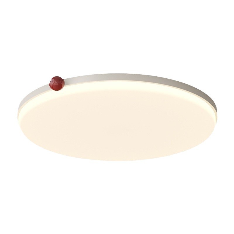 [Selección estricta] protección de ojos de espectro completo crema de viento pequeño frijoles rojos modernos minimalistas ultra delgados luz de techo super brillante paquete de toda la casa