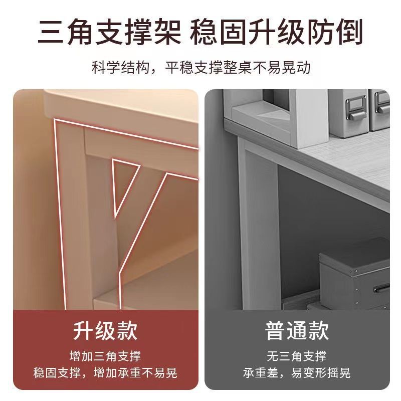 ✅ Office Desk, Long Table, Simple and Minimalist Computer Desk, Home Bedroom Study Table, Wall-Mounted Narrow Side Table, Rectangular