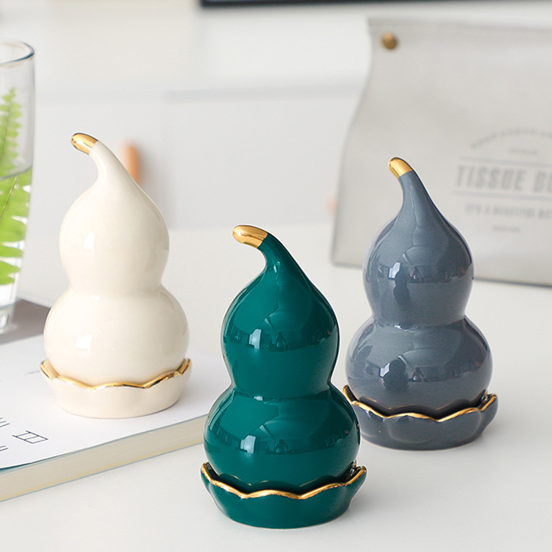 Acceso de stock calabaza forma palillos de dientes latas decoración cerámica decoración de boda fiesta color aleatorio