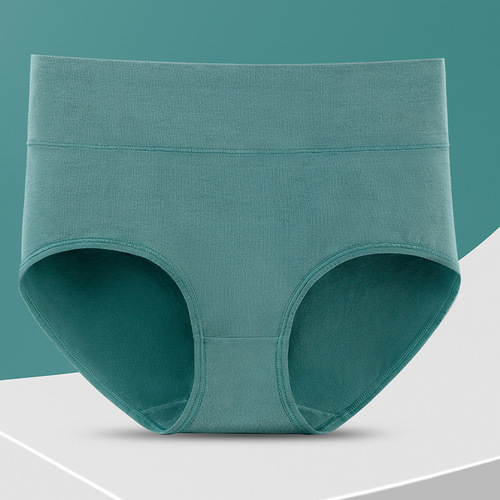 Morning Beauty Pure Cotton Briefs Women High-Waist Ladies Pure Cotton Briefs Pure Cotton High-Waist Briefs 642