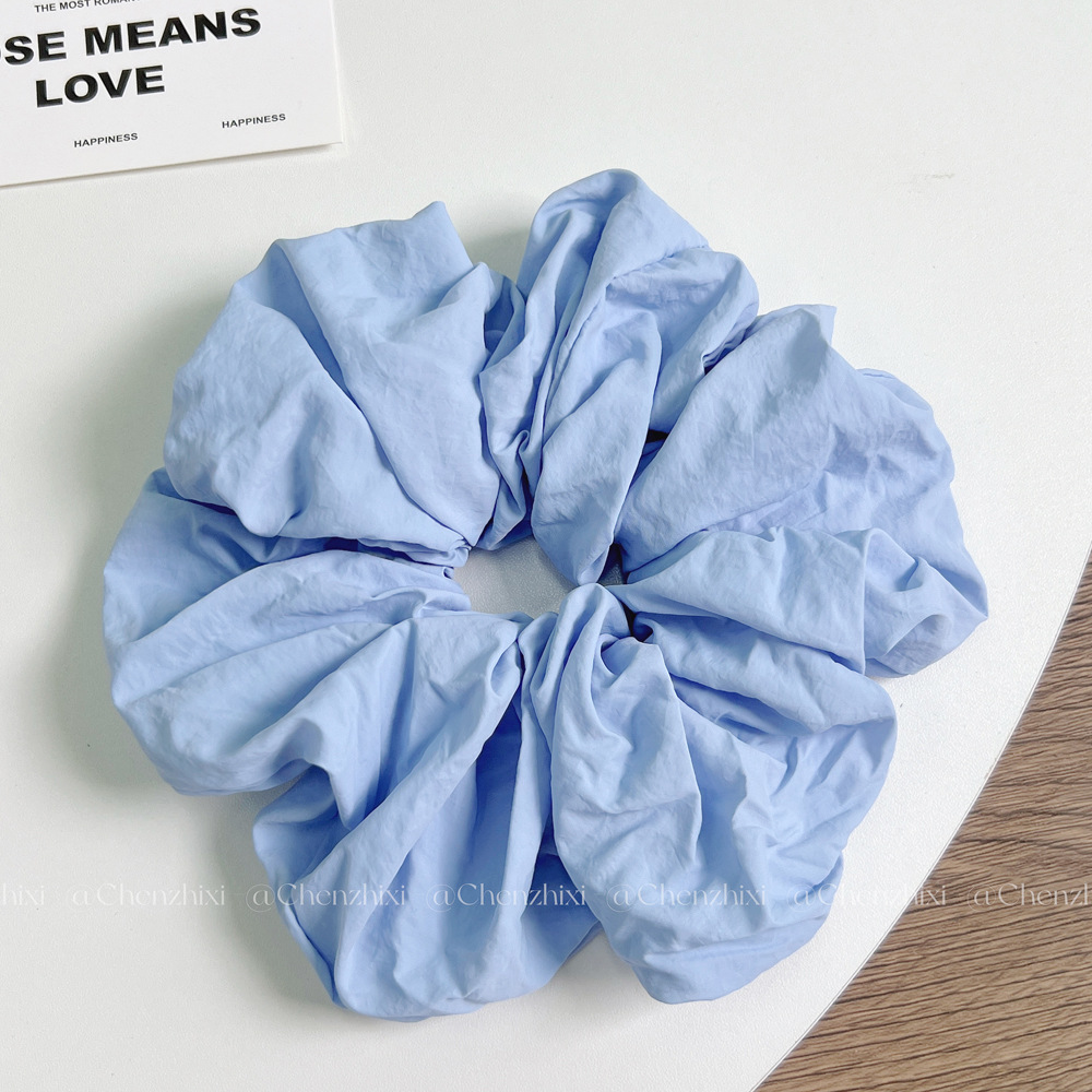 7 솔리드 컬러 퍼프 블루