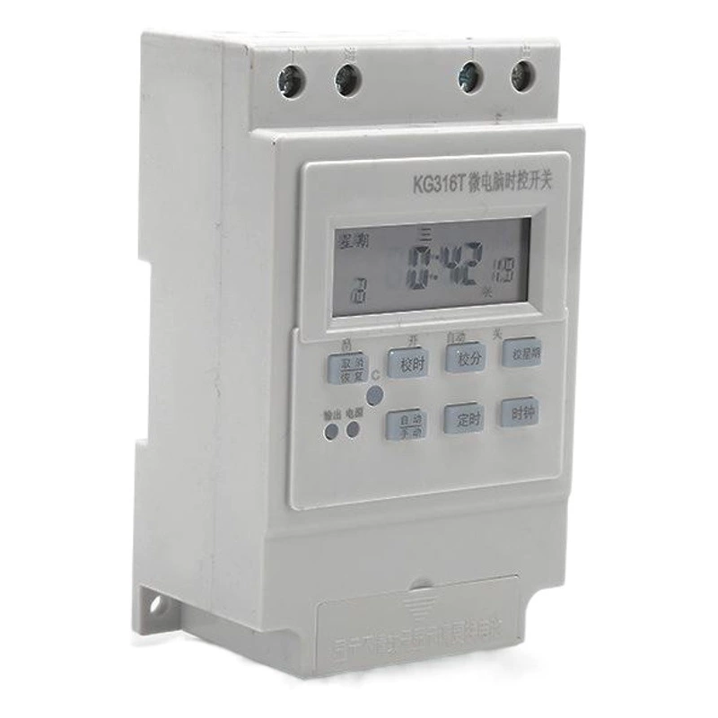 Розничная оптовая продажа 16 групп программирования таймер 220 В микрокомпьютерный таймер KG316T Новый переключатель управления временем