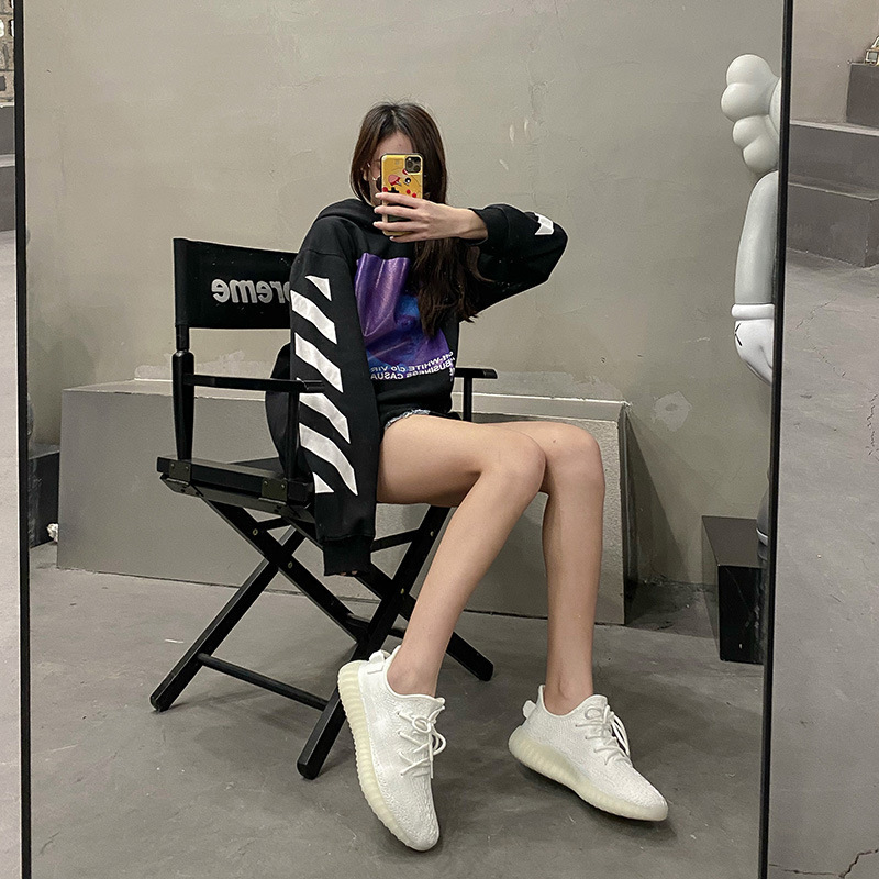 莆田 Shucan ココナッツ 350 黒と白のベビーブレスエンジェル v2 女性と男性の靴夏のメッシュカジュアルランニングスポーツシューズ|undefined