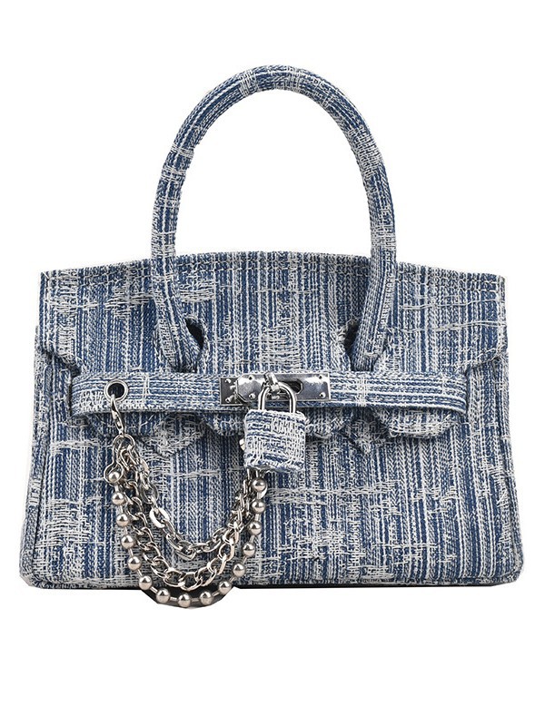 Bolso de mano retro desgastado de mezclilla para mujer, bolso de hombro tipo bandolera grande y pequeño para comercio exterior transfronterizo.