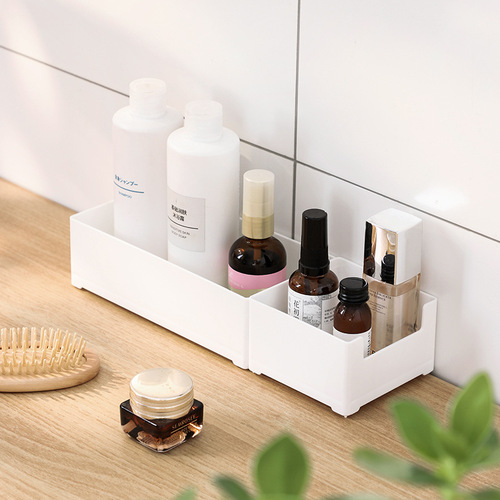 Drawer compartment storage box, desk cabinet, free matching storage box, kitchen cosmetics storage partition box