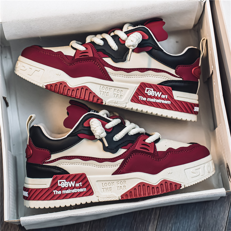 男鞋夏季2025新款网红潮流增高板鞋小众休闲鞋子男生百搭运动潮鞋