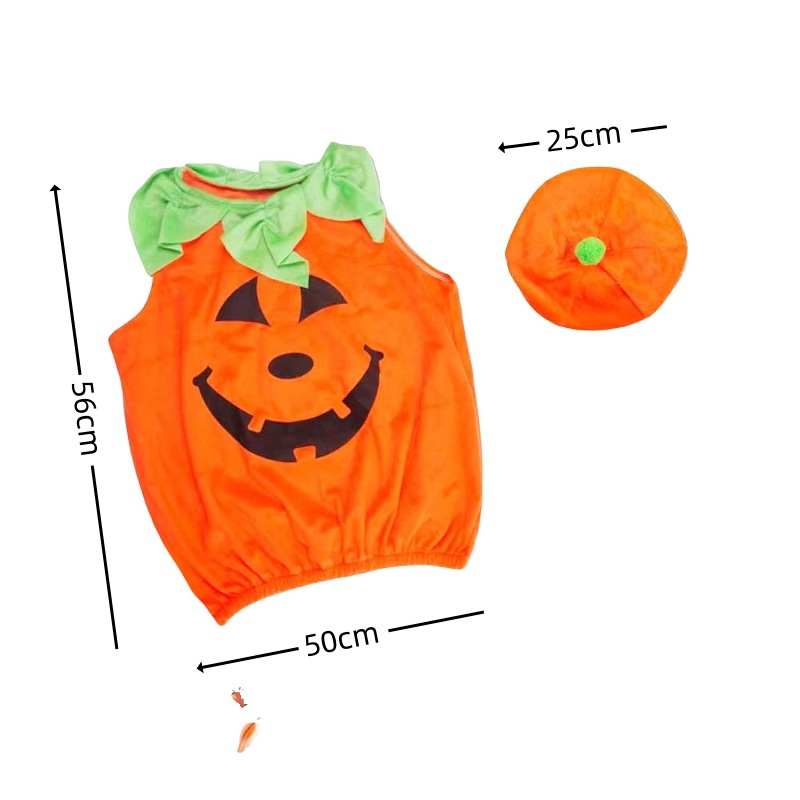 124g Weight Costume Props, Decorative Props Event & Party Supplies 1 Piece Quantity Party, Festival Occasion Halloween Festival Pumpkin Pattern Cute Style Sewing Craft Halloween Cute Pumpkin Cloth Party Festival Costume Props Decorative Props 1