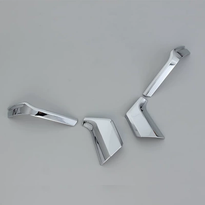 Suitable for Toyota 26 Models Rav4 Weilanda Rearview Mirror Trim Modification Sticker, Reflective Mirror Anti-Scratch Strip Abs Decoration (Şüşə kənarı xromları/moldingləri) - electroplating-rearview-mirror-trim4y