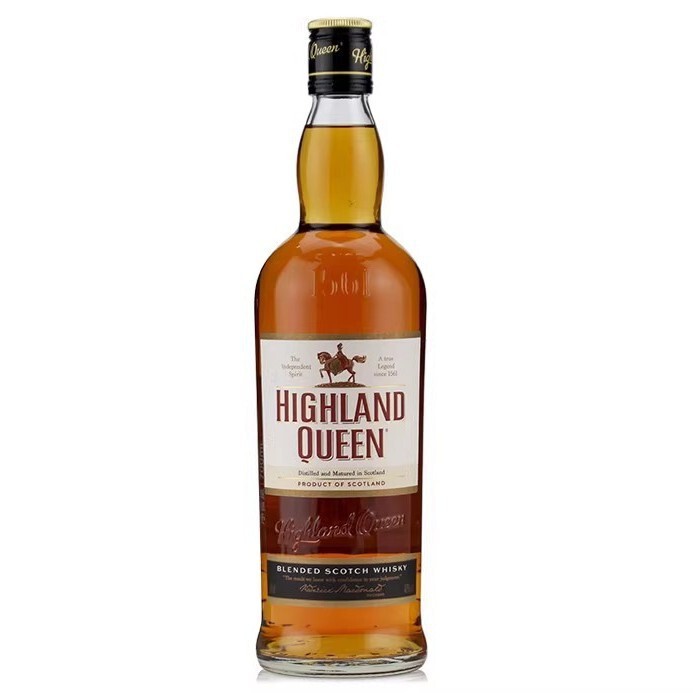 HIGHLAND QUEEN Scottish Shirley barrel blending whisky HIGHLAND QUEEN imported foreign wine 700ml HIGHLAND QUEEN Scottish Shirley barrel blending whisky HIGHLAND QUEEN imported foreign wine 700ml