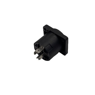 Supply four-core socket speaker audio mother seat 4-core audio cable connector power amplifier Cannon head ohm small square seat