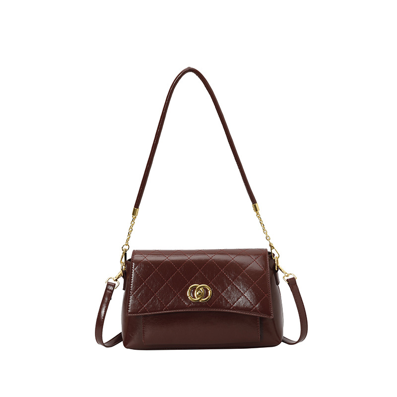 Bolso de mujer venta caliente transfronteriza nueva cadena de diamante bolso de hombro pequeño viento de fragancia alta humedad de moda lujosa bolsa de mochila ligera
