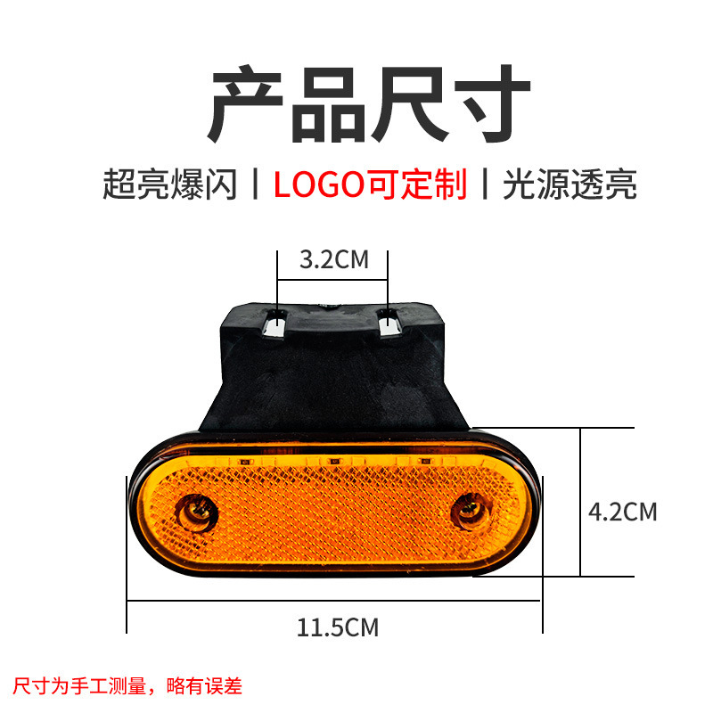 工場直販 Amazon 越境製品 トラック LED ライトガイド サイドライト トラック ライトガイド 12v-24v|undefined