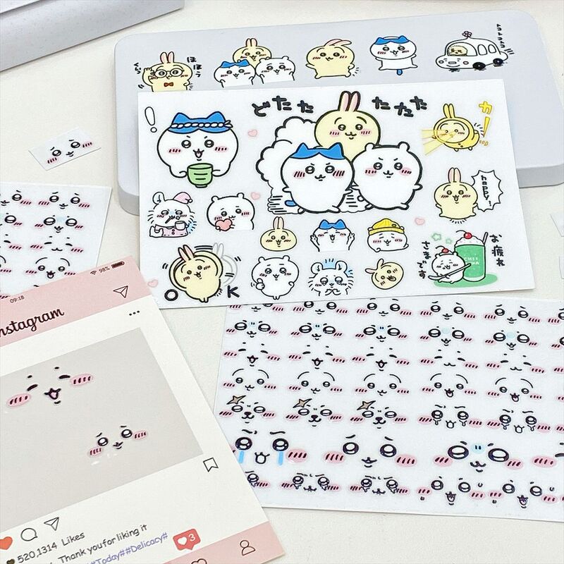 オリジナル Jiyikawa 転写ステッカー、高価値、さまざまなハンドブック装飾 DIY 素材ステッカー、防水ステッカー|undefined