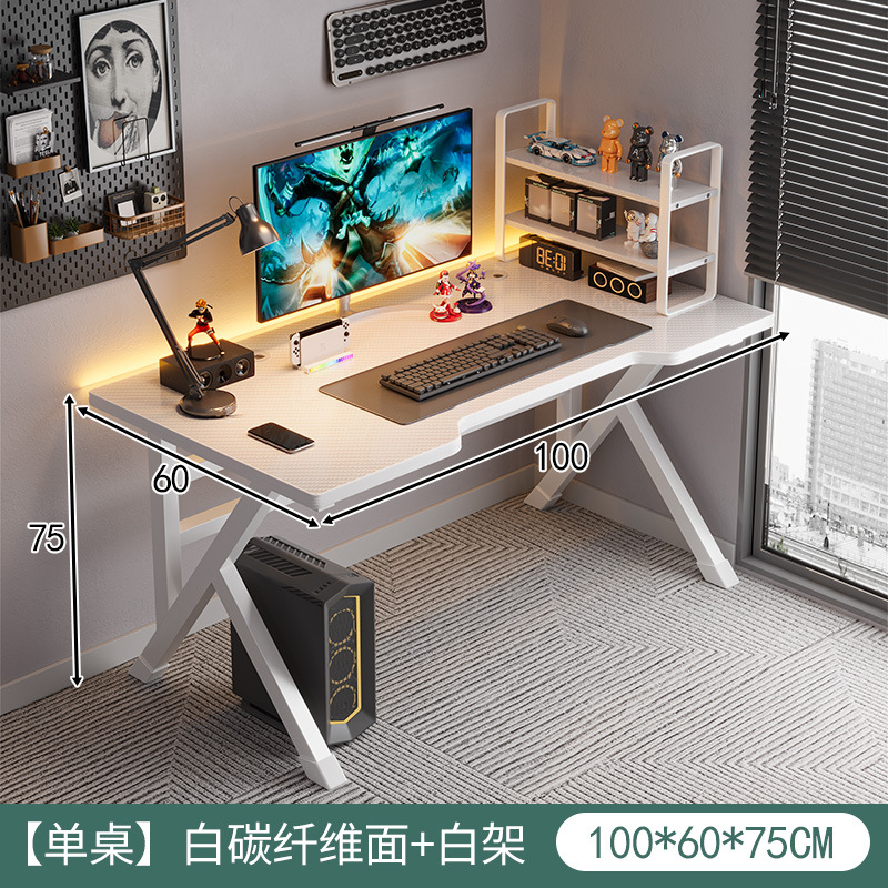 Mesa de computadora de escritorio mesa e-deportes domésticos sillas dormitorio simple mesa