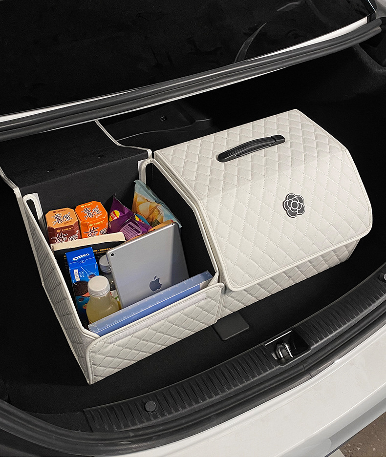 Car trunk storage box multi-functional Internet celebrity small car supplies practical Complete Collection car trunk storage box for women