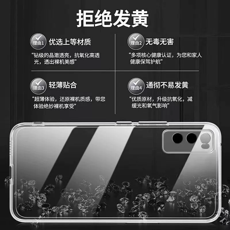 Чехол для Huawei Enjoy 20Pro подходит для 20 Plus прозрачный мягкий чехол 20SE все включено ультра-тонкий прозрачный противо-падения защитный чехол