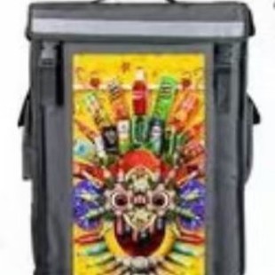 Display TakeoUt InsUlated Food Box LEDLCD TakeoUt Box 18.5inch High-definition High-brightness U Disk WiFi with the Same Screen Explosion