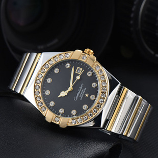 2024 European fashion men's foreign trade European wrist watch drill ring multi-functional high quality quartz watch manufacturers wholesale generation