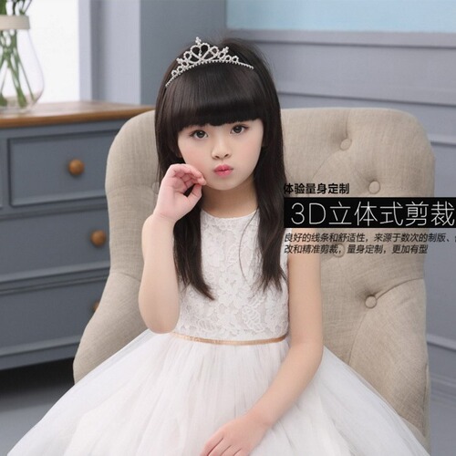 Little princess hair accessories, girl skirt headband, rhinestone love children's crown headband, hair accessories