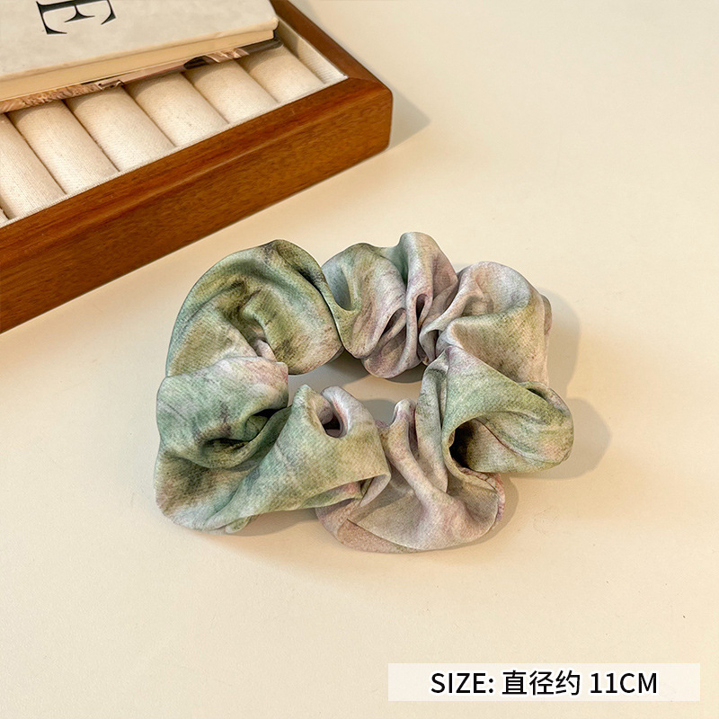 可爱红色小樱桃蕾丝大肠发圈女高级感百搭头饰扎头发大号春夏发绳|undefined
