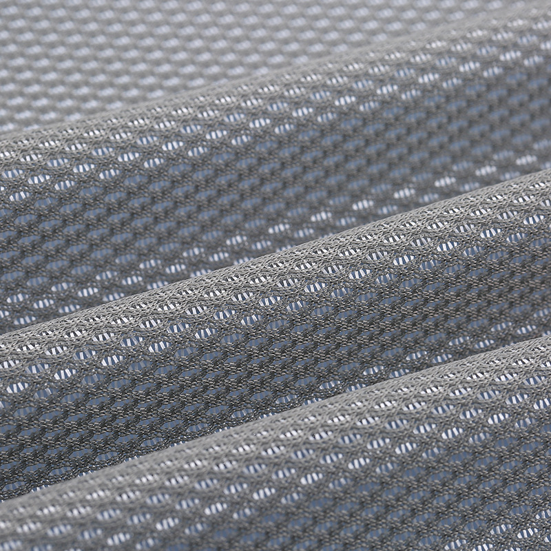 厂家供应K257双色网布手袋箱包童车透气网眼布弹力现货批发