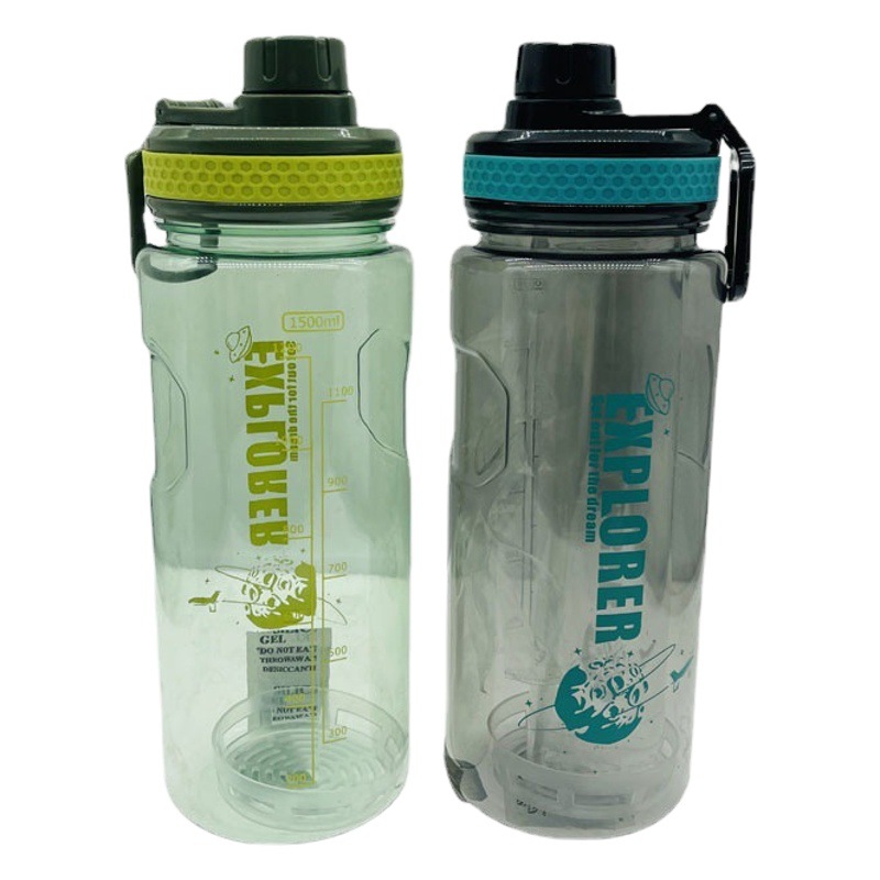 Veyron nuevo Super gran capacidad taza de agua de plástico taza de té masculina 3000 deportes botella 2000ml sitio botella de agua espacio taza