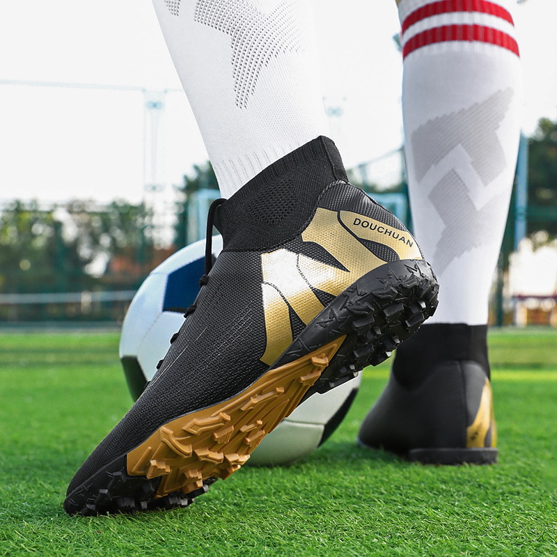 Primavera zapatos de fútbol de clavos de alto nivel, zapatos de entrenamiento de fútbol de clavos de hombres jóvenes, zapatos de entrenamiento de fútbol de clavos largos para hombres image 5