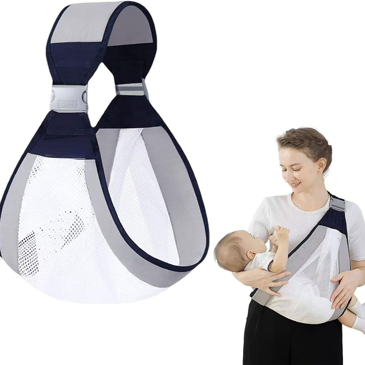 New and useful baby carrier: easy-to-use baby wrap, baby waist support, newborn carrier, and horizontal baby carrier – perfect for carrying your baby