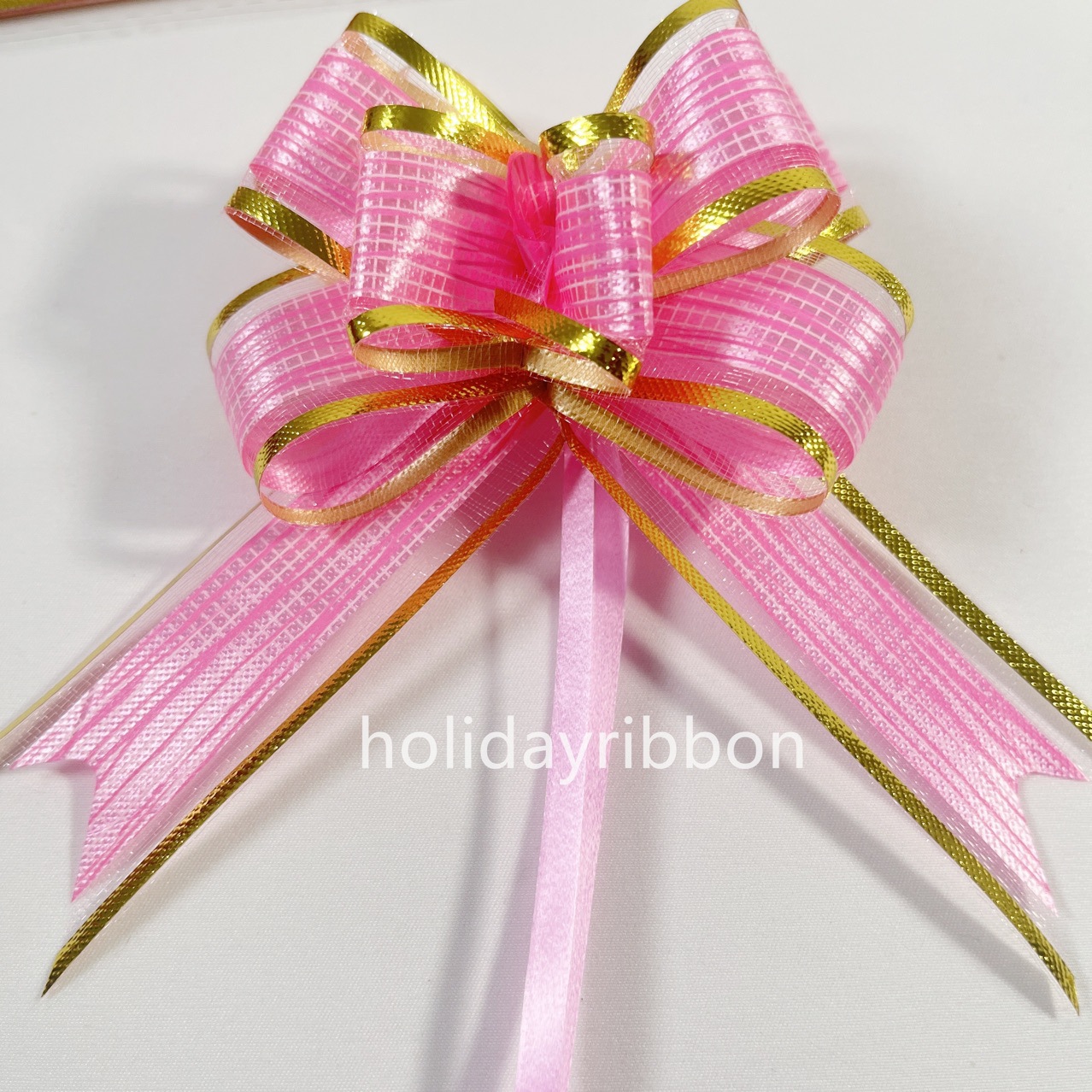 S / F 50 gran arco de nieve de patrón de árbol mano tira de flores de regalo de automóvil de boda embalaje corteza de flores