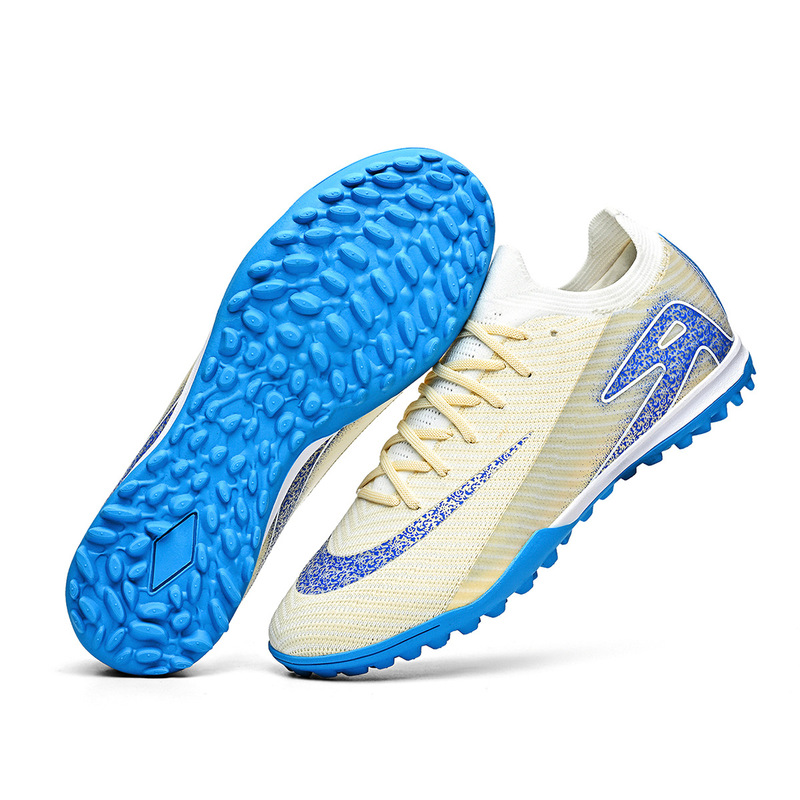 Cross-Border New Model Football Shoes for Teenagers with Long Studs for Outdoor Sports, Grass Field Training, Non-Slip and Wear-Resistant Football Shoes Cross-Border New Model Football Shoes for Teenagers with Long Studs for Outdoor Sports, Grass Field Training, Non-Slip and Wear-Resistant Football Shoes