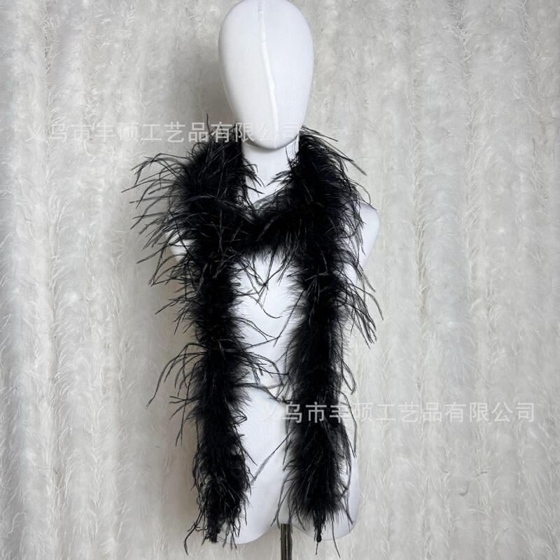 Factory In-Stock Premium Colorful Ostrich Feather Strips, Popular Online DIY Craft Clothing and Dance Costume Accessories