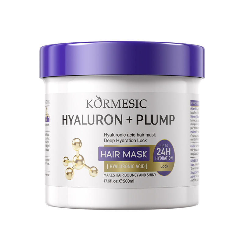 KORMESIC Ácido hialurónico 24H máscara hidratante para el cabello máscara para el cabello nutriente control de aceite cuidado del cabello comercio exterior transfronterizo image 6