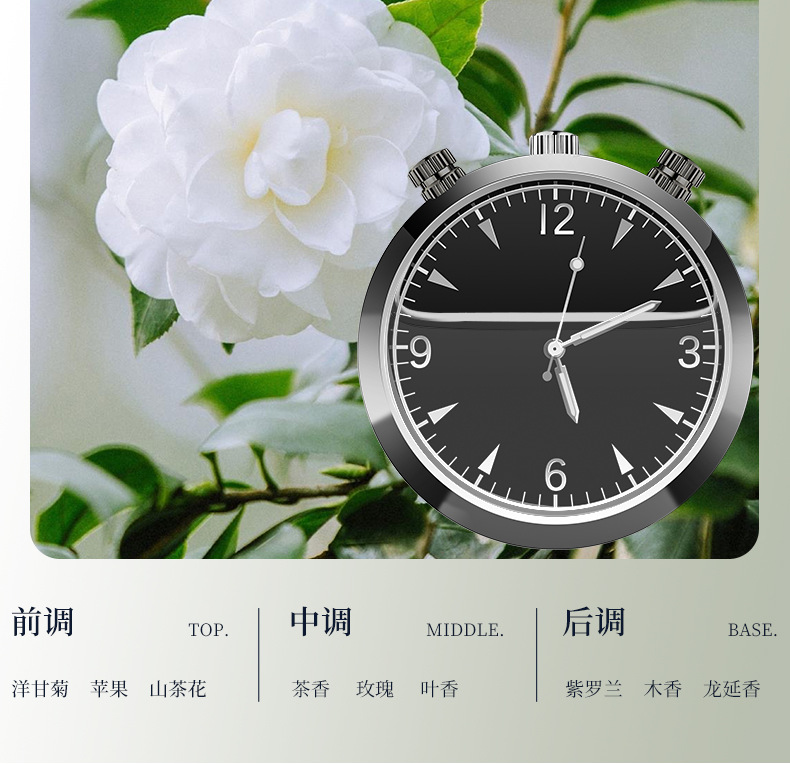 New high-end car air outlet time clock fragrance light fragrance decoration ornaments car perfume 4s shop gift