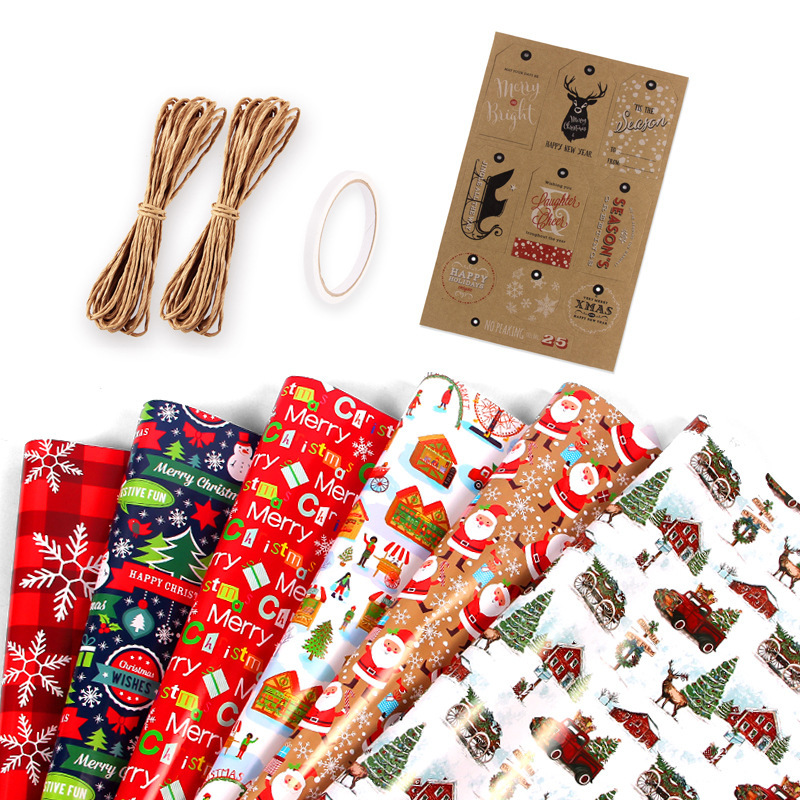 Papel de Regalo Navideño de Amazon 2022, Papel Couché de 80g, Papel de Regalo para San Valentín y Cumpleaños, Diseño Cultural y Creativo al por Mayor