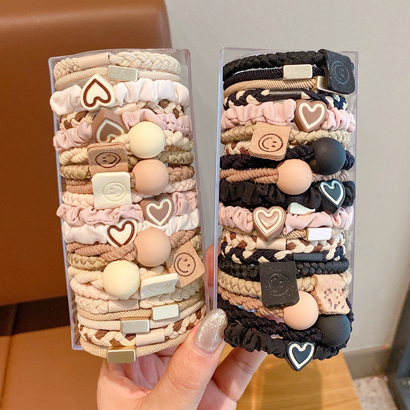 Zhaohang Волосная веревка Корейская версия фрикадельки для девочек простой хвост