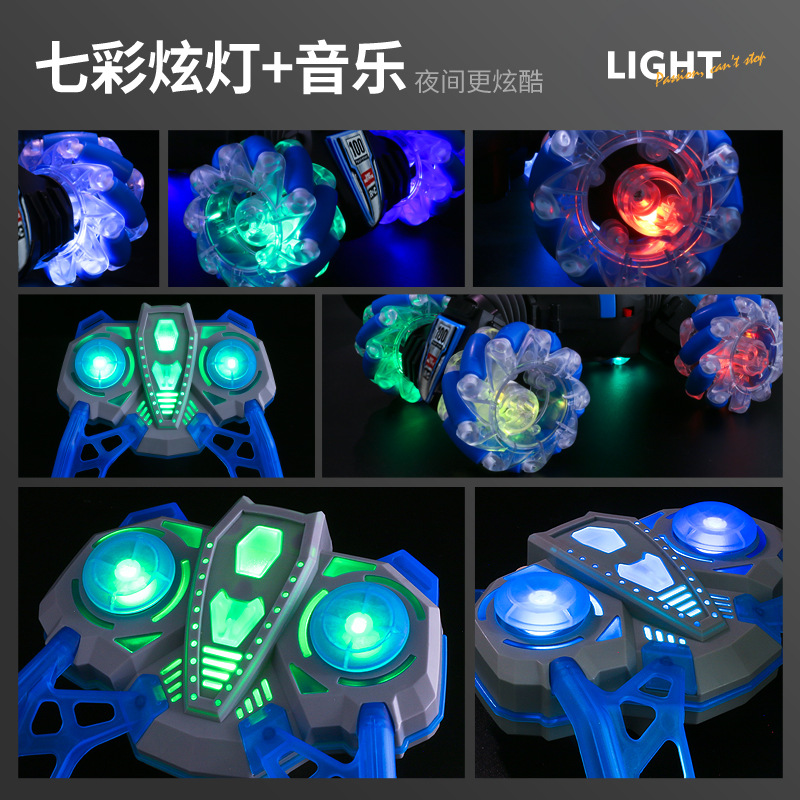 Transfronterizo 2.4g Gesto sensor torsión coche tracción en las cuatro ruedas deriva todoterreno deformación sonido luz control remoto coche juguete al por mayor