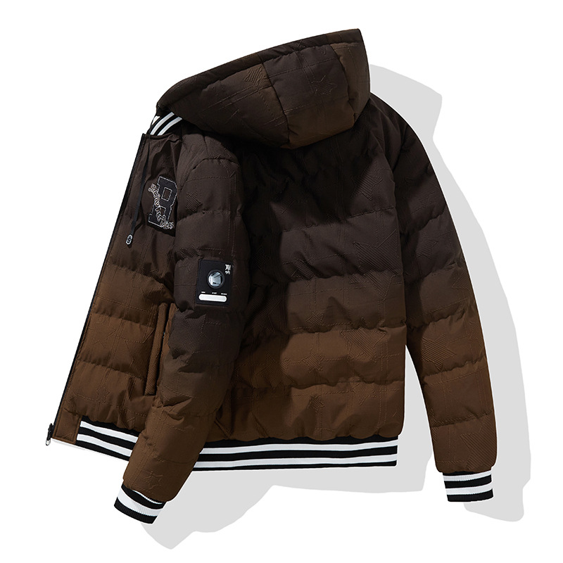 2023 nuevo abrigo de algodón hombre invierno joven engrosado algodón con capuzas tendencia casual abrigo de chaqueta suelta